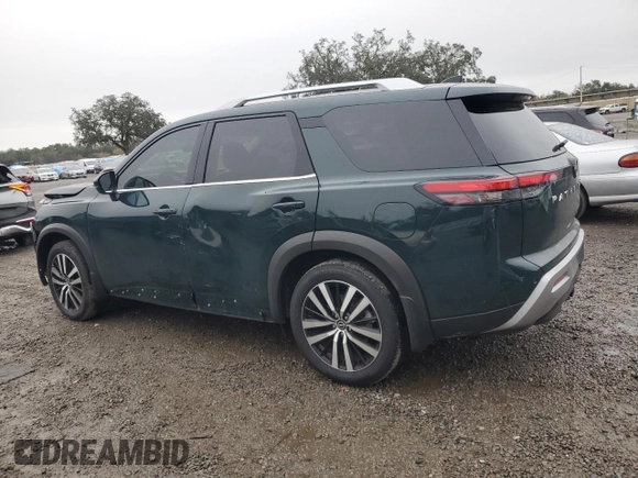 2024 Nissan Pathfinder Platinum with VIN 5N1DR3DG1RC212722, listed as a Copart auction lot 42105485 with 15,862 mi miles and Salvage Title. Bid and sale history available at carsss.com. Image 2.