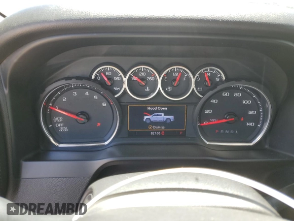 2020 Chevrolet Silverado 1500 LT with VIN 3GCPWCET4LG353861, listed as a Copart auction lot 66680784 with 82,168 mi miles and Salvage Title. Bid and sale history available at DreamBid. Image 9.