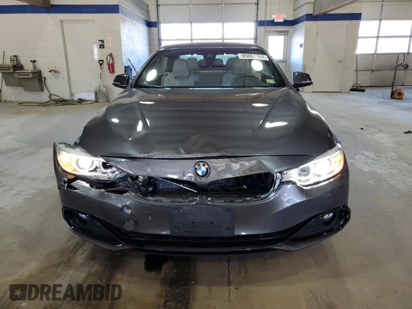 2016 BMW 4 Series 435i with VIN WBA3T3C54G5A42195, listed as a Copart auction lot 85067364 with 57,070 mi miles and Salvage title. Bid and sale history available at DreamBid. Image 5.