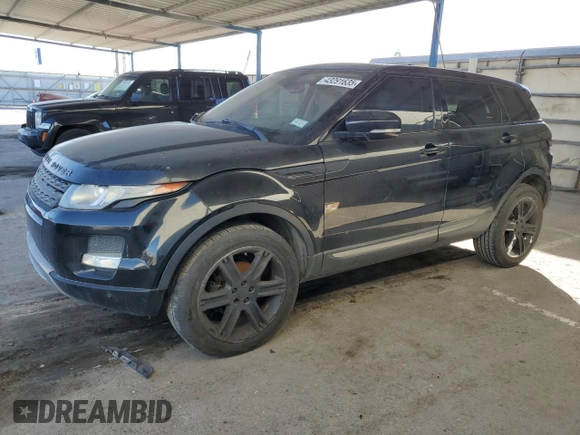 2012 Land Rover Range Rover Evoque Pure Plus with VIN SALVP2BG7CH675320, listed as a Copart auction lot 43291635 with 130,090 mi miles and Clean Title. Bid and sale history available at carsss.com. Image 1.