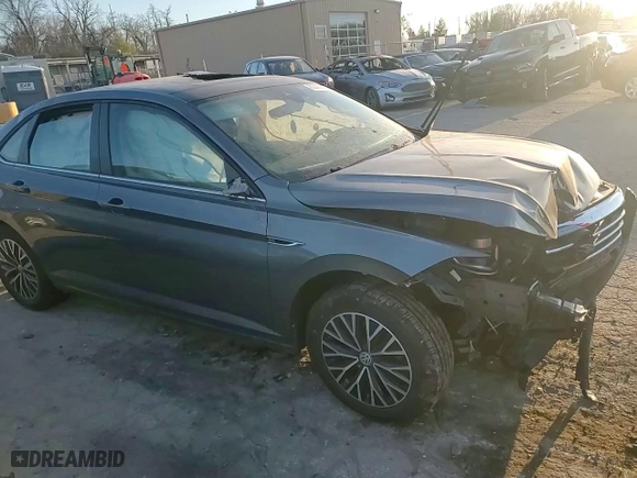 2019 Volkswagen Jetta SEL with VIN 3VWE57BU9KM004691, listed as a Copart auction lot 82439594 with 91,139 mi miles and Salvage Title. Bid and sale history available at carsss.com. Image 10.