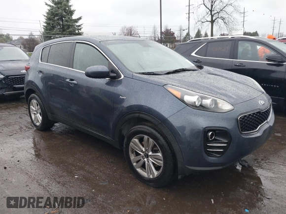 2017 Kia Sportage LX with VIN KNDPMCAC8H7217649, listed as a IAAI auction lot 40843857 with 146,881 mi miles and . Bid and sale history available at carsss.com. Image 1.