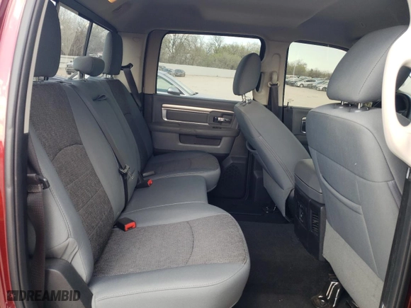 2017 Ram 1500 Big Horn with VIN 3C6RR7LT0HG703317, listed as a Copart auction lot 50734965 with 42,166 mi miles and Salvage Title. Bid and sale history available at carsss.com. Image 10.