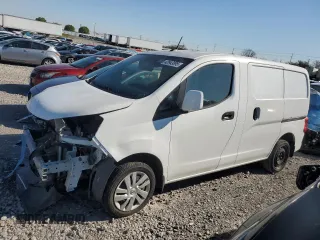 2020 Nissan NV200 S with VIN 3N6CM0KN9LK707781, listed as a Copart auction lot 42943895 with 66,457 mi miles and Salvage title. Bid and sale history available at DreamBid. Image 1.