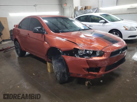 2009 Mitsubishi Lancer GTS with VIN JA3AU86W19U017039, listed as a Copart auction lot 77632694 with 205,150 mi miles and Salvage Title. Bid and sale history available at DreamBid. Image 4.