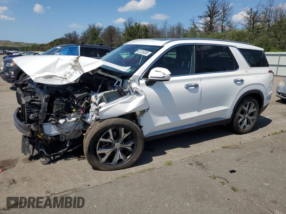 2022 Hyundai Palisade SEL с VIN KM8R4DHE1NU458094, выставлен на аукционе Copart как лот 62136285 с пробегом 36 021 миль миль и Списание • Salvage title. История ставок и продаж доступна на DreamBid. Изображение 1.