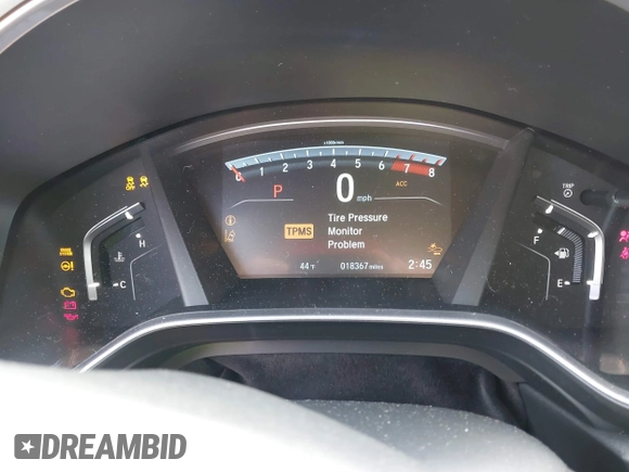 2017 Honda CR-V Touring with VIN 5J6RW2H99HL002127, listed as a IAAI auction lot 41517919 with 18,367 mi miles. Bid and sale history available at carsss.com. Image 7.