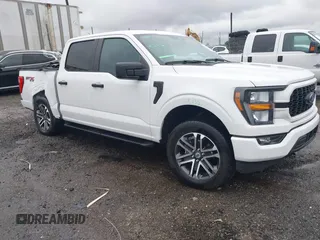 2023 Ford F-150 XL with VIN 1FTEW1EP5PFB87582, listed as a IAAI auction lot 42254015 with 10,476 mi miles and . Bid and sale history available at DreamBid. Image 1.