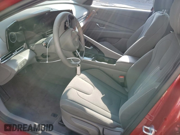 2025 Hyundai Elantra SEL Convenience with VIN KMHLS4DG3SU862593, listed as a Copart auction lot 55407335 with 13,935 mi miles and Clean Title. Bid and sale history available at DreamBid. Image 7.