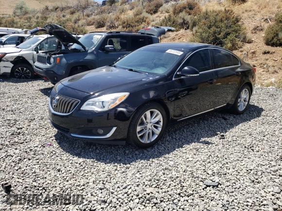 2015 Buick Regal Premium I with VIN 2G4GP5EX8F9257494, listed as a Copart auction lot 65722695 with 92,931 mi miles and Clean title. Bid and sale history available at DreamBid. Image 1.