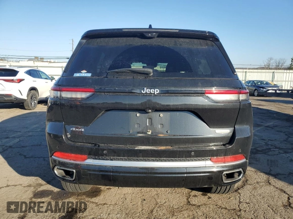2023 Jeep Grand Cherokee Summit with VIN 1C4RJHEGXP8722063, listed as a Copart auction lot 86552894 with 38,463 mi miles and Salvage title. Bid and sale history available at DreamBid. Image 6.
