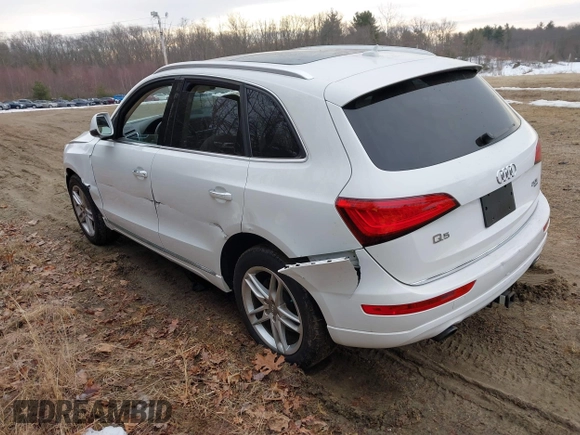 2015 Audi Q5 Premium Plus with VIN WA1LFAFP8FA047117, listed as a IAAI auction lot 41634963 with 104,592 mi miles and . Bid and sale history available at DreamBid. Image 3.