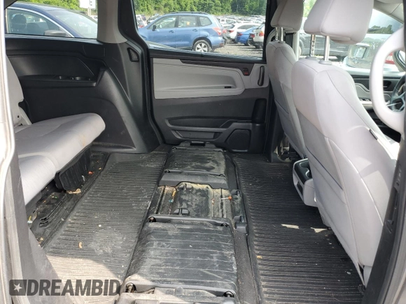 2019 Honda Odyssey EX with VIN 5FNRL6H59KB032323, listed as a Copart auction lot 58303005 with 248,486 mi miles and Salvage title. Bid and sale history available at DreamBid. Image 11.