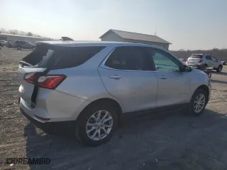 2020 Chevrolet Equinox LT with VIN 2GNAXUEV4L6240487, listed as a Copart auction lot 49124925 with 83,889 mi miles and Salvage Title. Bid and sale history available at carsss.com. Image 3.