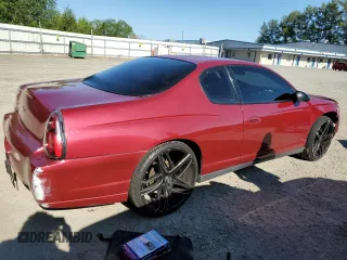 2005 Chevrolet Monte Carlo LS with VIN 2G1WW12E659337043, listed as a Copart auction lot 60161674 with 185,963 mi miles and Salvage Title. Bid and sale history available at carsss.com. Image 3.