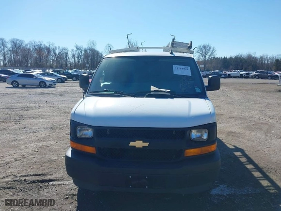 2017 Chevrolet Express Cargo Van with VIN 1GCWGAFF5H1141546, listed as a IAAI auction lot 41785020 with 155,170 mi miles. Bid and sale history available at carsss.com. Image 12.
