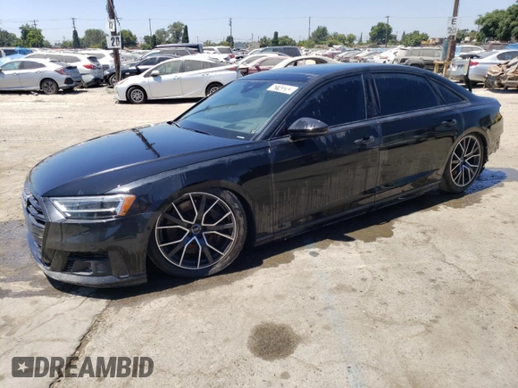 2020 Audi A8 L with VIN WAU8EAF84LN003351, listed as a Copart auction lot 62743283 with 17,117 mi miles. Bid and sale history available at carsss.com. Image 1.