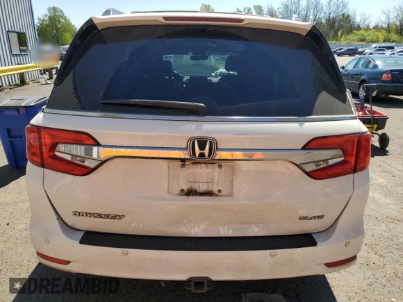 2019 Honda Odyssey Elite z VIN 5FNRL6H91KB109544, wystawiony jako Copart lot #53440185 z przebiegiem 92 457 mil mil oraz Szkoda całkowita • Salvage title. Historia ofert i sprzedaży dostępna na DreamBid. Obrazek 6.