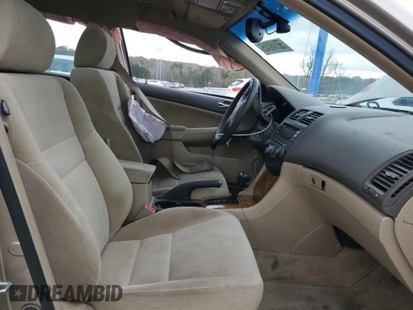 2005 Honda Accord EX with VIN 1HGCM56715A084836, listed as a Copart auction lot 50149345 with 162,872 mi miles and Salvage Title. Bid and sale history available at DreamBid. Image 7.