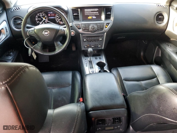 2017 Nissan Pathfinder S with VIN 5N1DR2MM4HC676666, listed as a Copart auction lot 51314585 with 101,538 mi miles and Salvage Title. Bid and sale history available at carsss.com. Image 8.