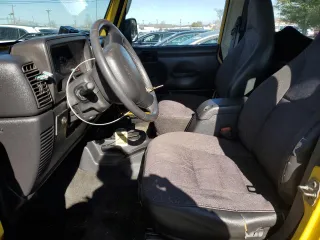 2002 Jeep Wrangler X with VIN 1J4FA39S22P707537, listed as a Copart auction lot 42436525 with 0 mi miles and Salvage Title. Bid and sale history available at carsss.com. Image 7.