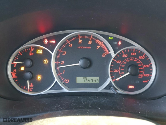 2014 Subaru Impreza Wagon WRX WRX Premium with VIN JF1GR7E66EG241835, listed as a Copart auction lot 41868595 with 134,743 mi miles and Salvage Title. Bid and sale history available at carsss.com. Image 9.