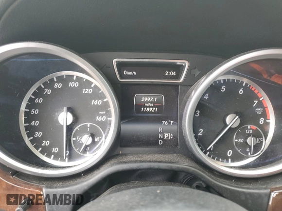 2015 Mercedes-Benz M 400 with VIN 4JGDA5GB9FA541274, listed as a Copart auction lot 53727975 with 118,921 mi miles and Clean Title. Bid and sale history available at DreamBid. Image 9.