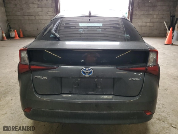 2019 Toyota Prius L Eco with VIN JTDKARFU9K3094322, listed as a Copart auction lot 48895445 with 49,430 mi miles and Salvage Title. Bid and sale history available at carsss.com. Image 6.