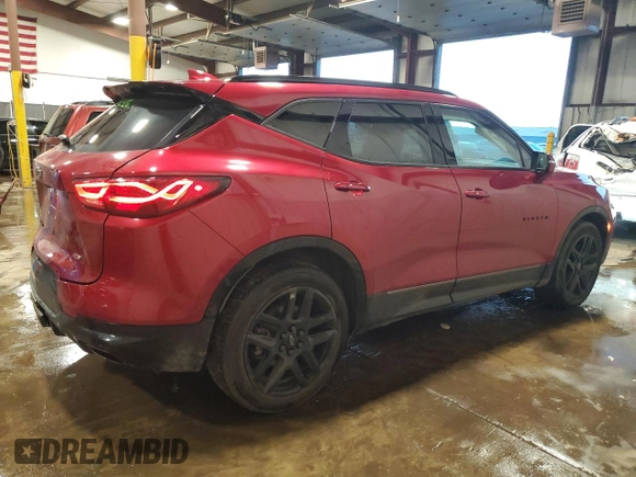 2023 Chevrolet Blazer RS z VIN 3GNKBKRS9PS196873, wystawiony jako Copart lot #63096515 z przebiegiem 37 142 mil mil oraz Szkoda całkowita • Salvage title. Historia ofert i sprzedaży dostępna na DreamBid. Obrazek 3.