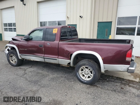2001 Dodge Dakota Sport with VIN 1B7GG22N51S257854, listed as a Copart auction lot 79902354 with 0 mi miles and Salvage Title. Bid and sale history available at carsss.com. Image 2.