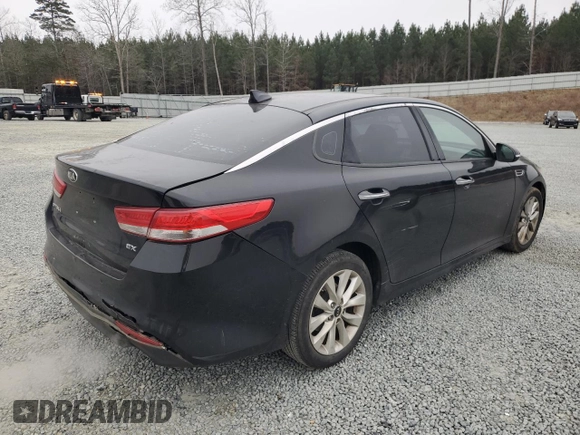 2016 Kia Optima EX with VIN 5XXGU4L37GG011764, listed as a Copart auction lot 88228825 with 106,400 mi miles and Salvage Title. Bid and sale history available at carsss.com. Image 3.