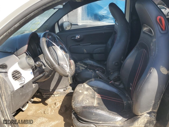 2015 FIAT 500 Abarth with VIN 3C3CFFFH8FT503397, listed as a Copart auction lot 49900905 with 114,107 mi miles and Salvage Title. Bid and sale history available at carsss.com. Image 7.