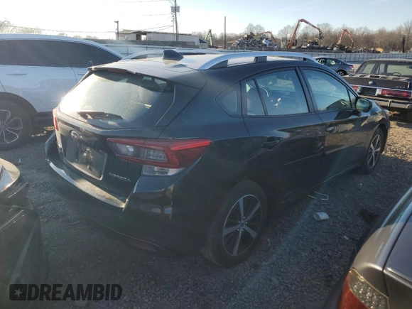 2023 Subaru Impreza Premium with VIN 4S3GTAD6XP3705214, listed as a Copart auction lot 47728055 with 22,913 mi miles and Salvage title. Bid and sale history available at DreamBid. Image 3.
