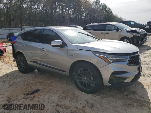 2020 Acura RDX w/A-Spec Pkg with VIN 5J8TC1H62LL008267, listed as a Copart auction lot 45682745 with 99,995 mi miles and Salvage title. Bid and sale history available at DreamBid. Image 4.