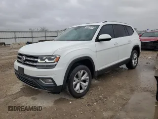 2018 Volkswagen Atlas 3.6L V6 SEL with VIN 1V2MR2CA1JC521010, listed as a Copart auction lot 49505835 with 117,521 mi miles and Salvage Title. Bid and sale history available at carsss.com. Image 1.