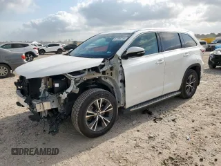 2016 Toyota Highlander XLE with VIN 5TDKKRFH9GS168845, listed as a Copart auction lot 57396715 with 67,989 mi miles and Salvage title. Bid and sale history available at DreamBid. Image 1.