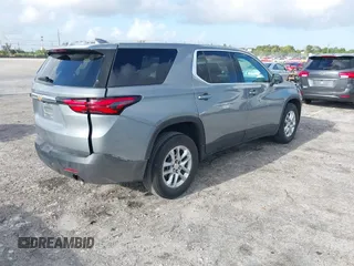 2023 Chevrolet Traverse LS with VIN 1GNERFKW3PJ263868, listed as a IAAI auction lot 41943188 with 28,144 mi miles. Bid and sale history available at carsss.com. Image 4.