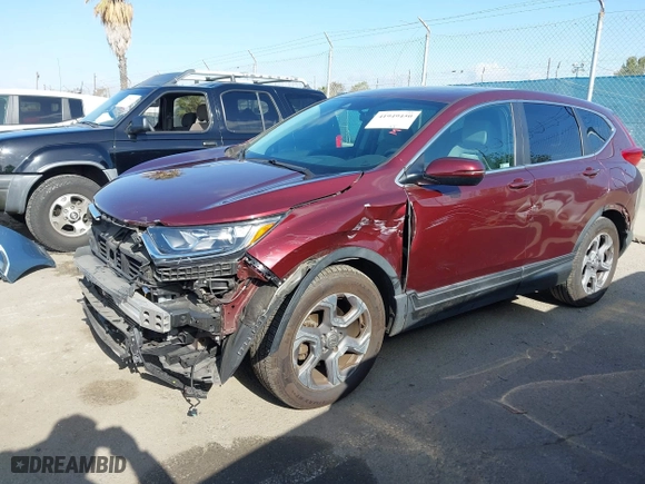 2019 Honda CR-V EX with VIN 7FARW1H52KE012249, listed as a IAAI auction lot 41949450 with 50,022 mi miles. Bid and sale history available at carsss.com. Image 23.