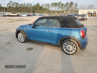 2022 MINI Convertible Cooper S z VIN WMW43DL00N3P16346, wystawiony jako Copart lot #48542555 z przebiegiem 19 138 mil mil oraz Tytuł czysty. Historia ofert i sprzedaży dostępna na DreamBid. Obrazek 2.