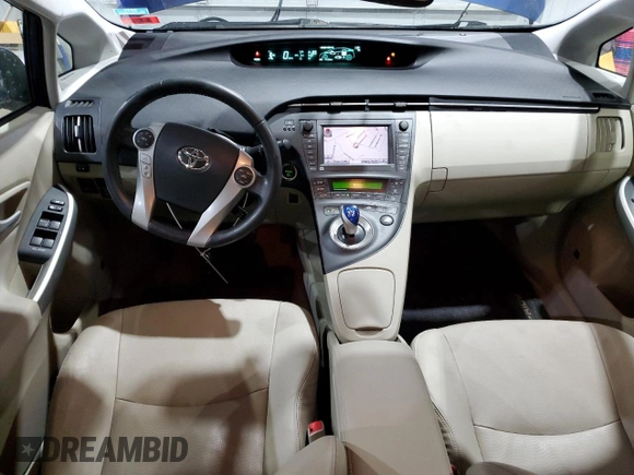 2010 Toyota Prius II with VIN JTDKN3DUXA5125262, listed as a Copart auction lot 52278605 with 71,554 mi miles and Non Repairable. Bid and sale history available at carsss.com. Image 8.
