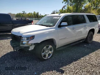 2016 Chevrolet Suburban LT with VIN 1GNSCHKC8GR406921, listed as a Copart auction lot 50172585 with 111,389 mi miles and Salvage Title. Bid and sale history available at carsss.com. Image 1.
