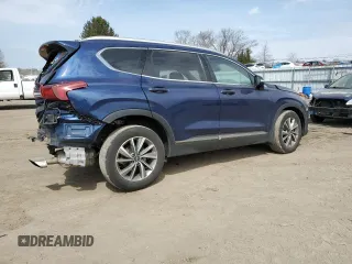 2020 Hyundai Santa Fe Limited with VIN 5NMS5CADXLH235166, listed as a Copart auction lot 50914485 with 25,643 mi miles and Salvage Title. Bid and sale history available at carsss.com. Image 3.