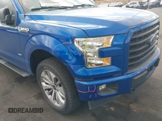 2017 Ford F-150 XL with VIN 1FTEW1EP0HKE52305, listed as a IAAI auction lot 41909730 with 107,277 mi miles. Bid and sale history available at carsss.com. Image 18.