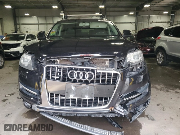 2015 Audi Q7 Premium Plus with VIN WA1LGAFE6FD004194, listed as a Copart auction lot 60368455 with 118,598 mi miles and Salvage title. Bid and sale history available at DreamBid. Image 5.
