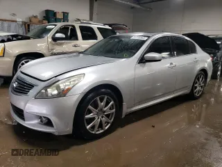 2010 Infiniti G37 x with VIN JN1CV6AR3AM460166, listed as a Copart auction lot 51736865 with 125,540 mi miles and Salvage Title. Bid and sale history available at carsss.com. Image 1.