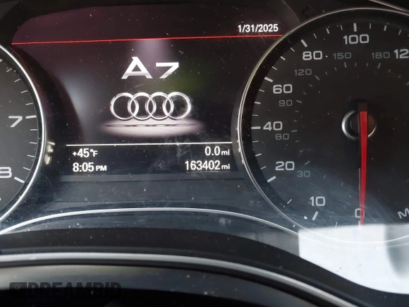 2014 Audi A7 Premium Plus z VIN WAUWGAFC0EN083417, wystawiony jako IAAI lot #41350273 z przebiegiem 163 402 mil mil oraz . Historia ofert i sprzedaży dostępna na DreamBid. Obrazek 7.