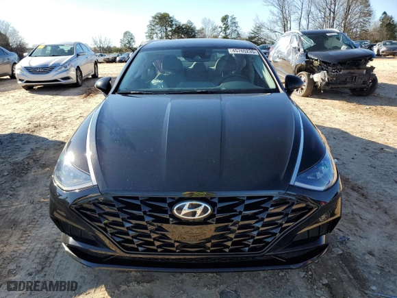 2020 Hyundai Sonata SEL with VIN 5NPEF4JA7LH060755, listed as a Copart auction lot 45765235 with 106,116 mi miles and Salvage Title. Bid and sale history available at carsss.com. Image 5.