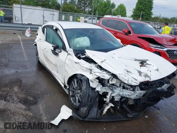 2023 Mazda 3 S Select with VIN JM1BPAKM9P1604211, listed as a IAAI auction lot 42093424 with Not provided miles and . Bid and sale history available at DreamBid. Image 1.