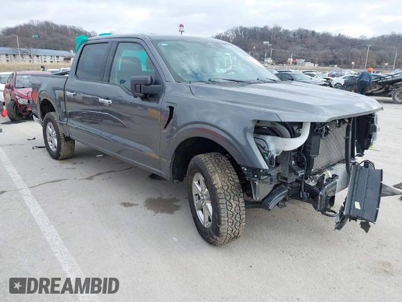 2024 Ford F-150 XLT with VIN 1FTEW3LP9RKD94274, listed as a IAAI auction lot 41519123 with 9,279 mi miles. Bid and sale history available at carsss.com. Image 1.
