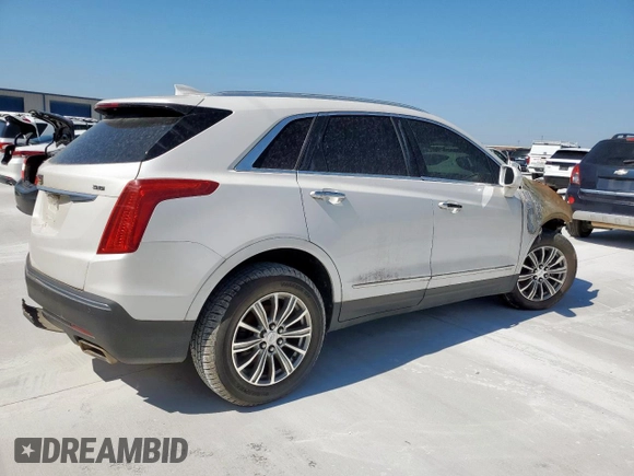 2017 Cadillac XT5 Luxury FWD with VIN 1GYKNBRS9HZ267858, listed as a Copart auction lot 58360695 with Not provided miles and Clean title. Bid and sale history available at DreamBid. Image 3.